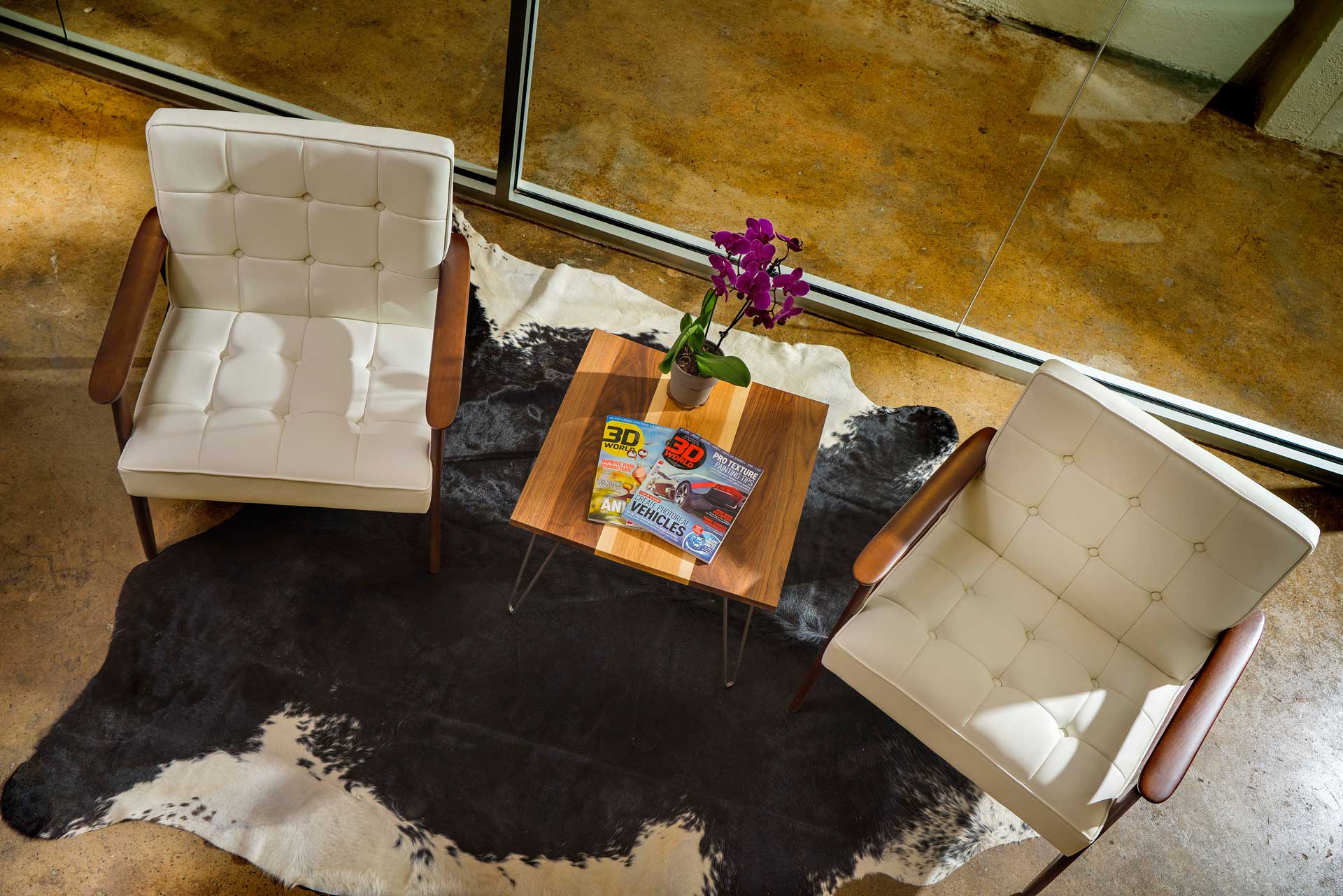 Web_Elastic_Reception_Chairs_Cowhide_Rug_Interior_Design_Lauderdale_Design_Group_Knoxville