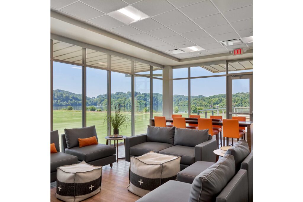 University of Tennessee Blackburn-Furrow Golf Clubhouse at Day Golf Practice Facility